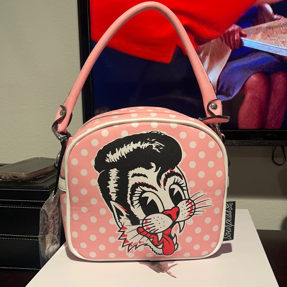 Brand new Sourpuss Stray cats purse